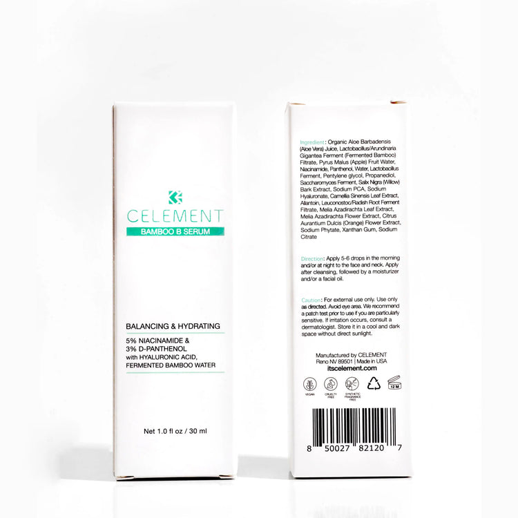 CELEMENT - Bamboo B Serum - Hello Juno featuring Glowing Beauty Skin Essentials