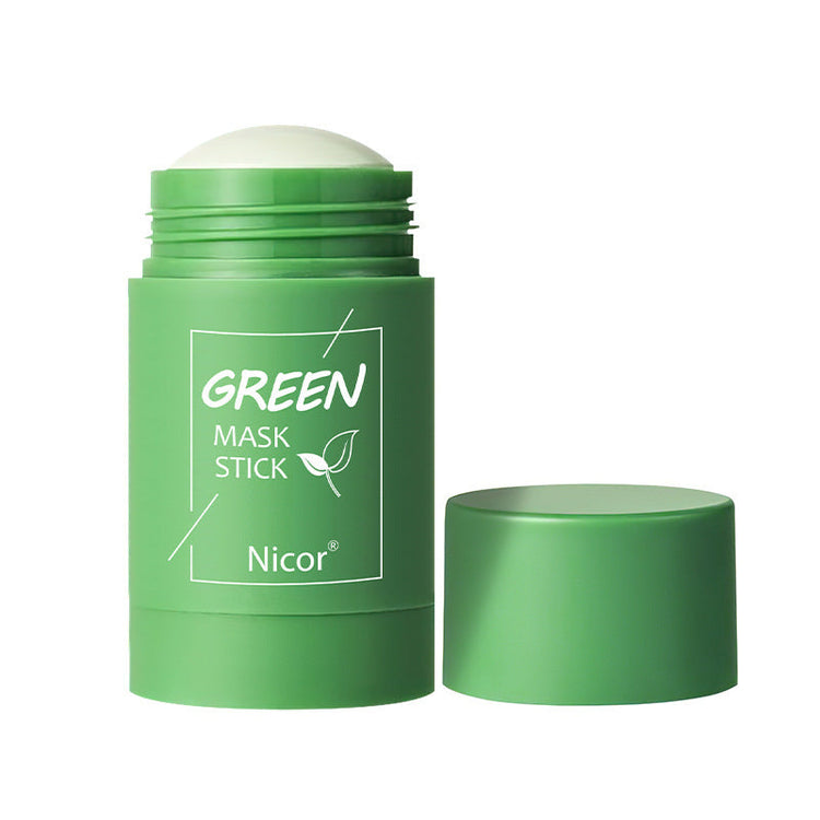 (NEW) Cleansing Green Tea Mask Clay Stick Oil Control Anti-Acne, trending Glowing Skin Beauty Essentials
