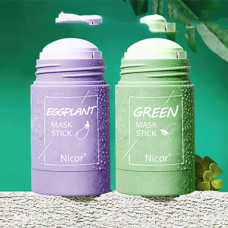 (NEW) Cleansing Green Tea Mask Clay Stick Oil Control Anti-Acne, trending Glowing Skin Beauty Essentials