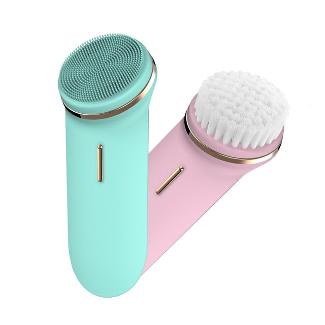 (NEW) Silicone Electric face Cleaner Glowing Skin Beauty Essentials
