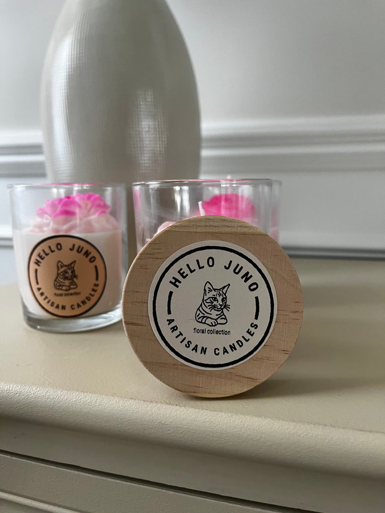 All Natural Hand-Poured Candles - Hello Juno featuring Glowing Beauty Skin Essentials