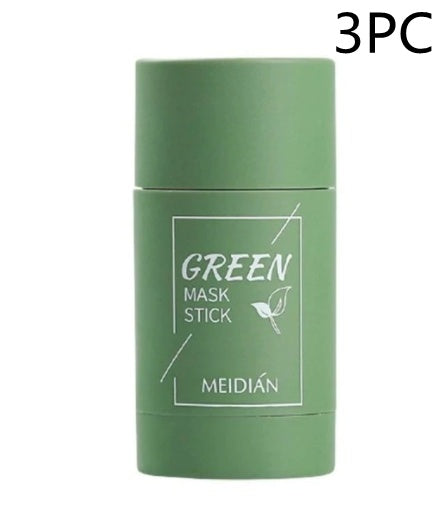 (NEW) Cleansing Green Tea Mask Clay Stick Oil Control Anti-Acne, trending Glowing Skin Beauty Essentials