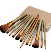(NEW) 12 makeup brush sets iron box makeup tools makeup tools Glowing Skin Beauty Essentials