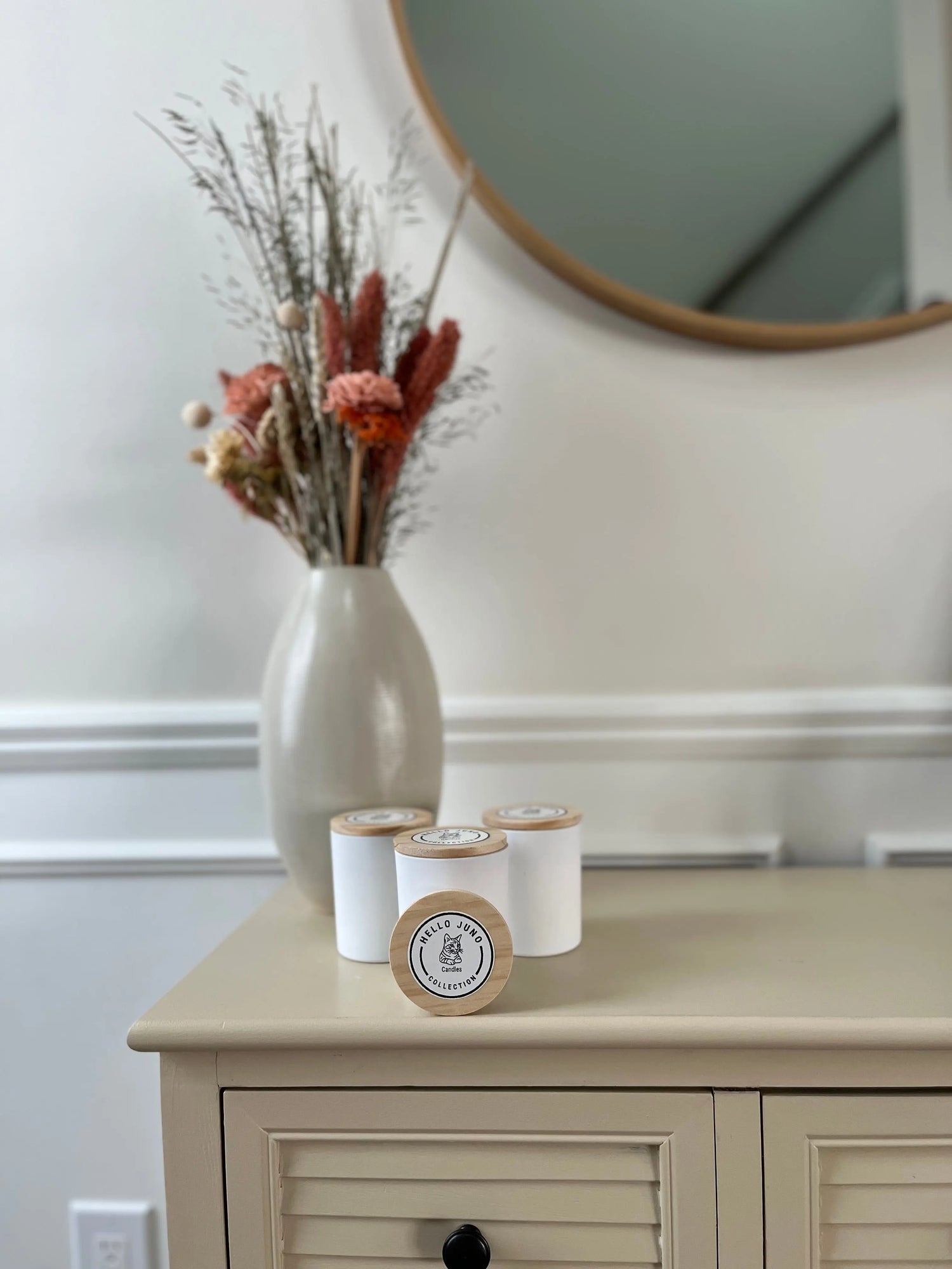 All Natural Hand-Poured Candles - Hello Juno featuring Glowing Beauty Skin Essentials