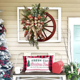 Christmas Holiday Decoration Farmhouse Wagon Wheel - Hello Juno featuring Glowing Beauty Skin Essentials