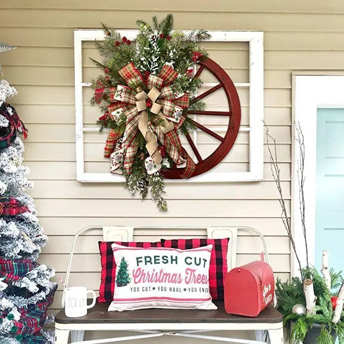 Christmas Holiday Decoration Farmhouse Wagon Wheel - Hello Juno featuring Glowing Beauty Skin Essentials