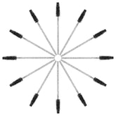 100PCS Disposable Eyelash Brush, Mascara Wands Makeup Brushes Applicators Kits for Eyelash Extensions and Eyebrow Brush with Container (Black)