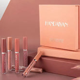 LuxeMatte™ by Handaiyan – 6-Piece Waterproof Matte Lipstick Set