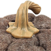(FALL) Pumpkin Decor, (3) - 8.3x8.3x5.5 Brown Glowing Skin Beauty Essentials