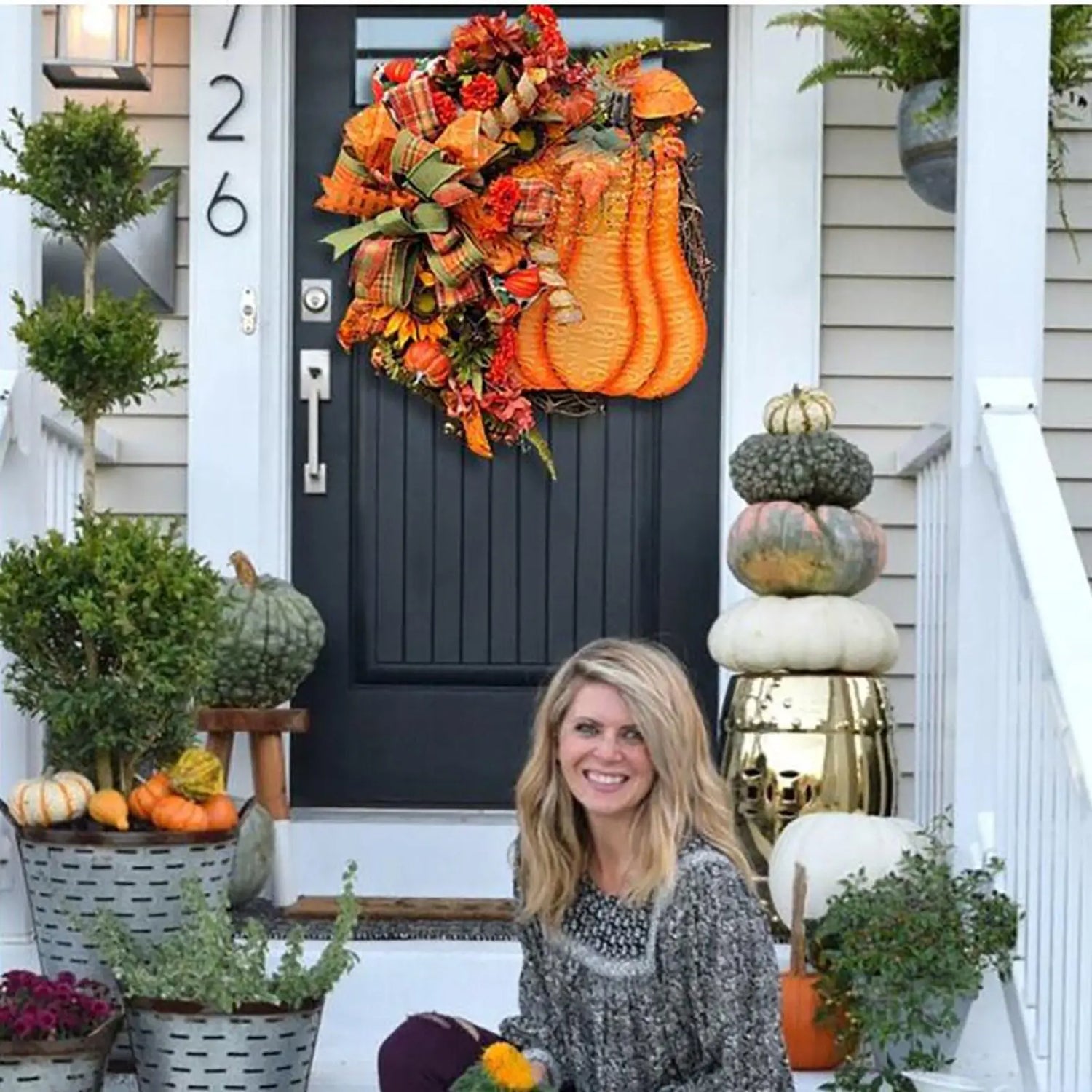 Pumpkin Garland Listing Holiday Decoration Listing - fall, decoration, halloween, thanksgiving, - Hello Juno featuring Glowing Beauty Skin Essentials