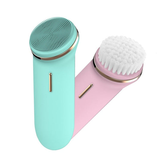 (NEW) Silicone Electric face Cleaner Glowing Skin Beauty Essentials