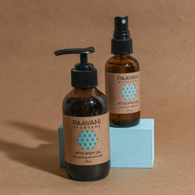 (HOT) Balanced Being Stack | Ayurvedic Set for Dosha Balance - skin and face DUO, hot DC-PAAVANI Ayurveda