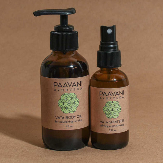 (HOT) Balanced Being Stack | Ayurvedic Set for Dosha Balance - skin and face DUO, hot DC-PAAVANI Ayurveda