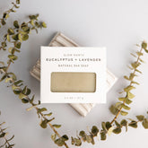 (NEW) Eucalyptus + Lavender - Natural Bar Soap DC-Slow North