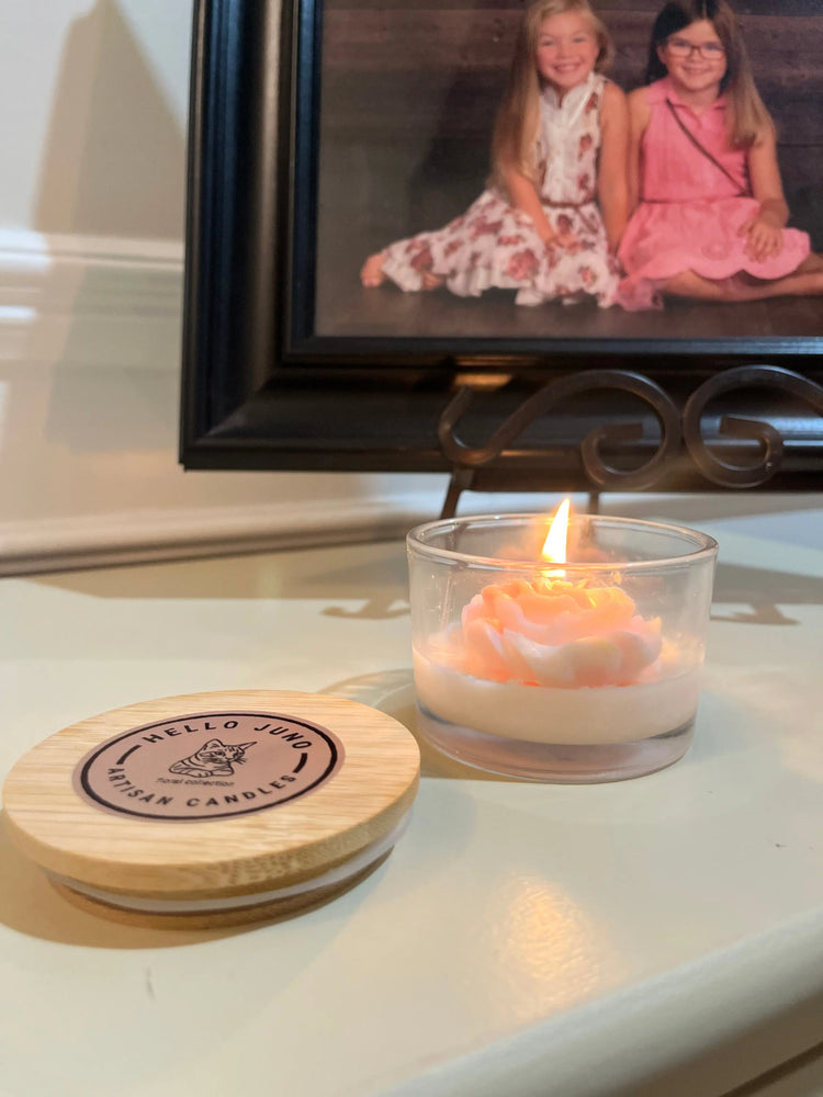 All Natural Hand-Poured Candles - Hello Juno featuring Glowing Beauty Skin Essentials