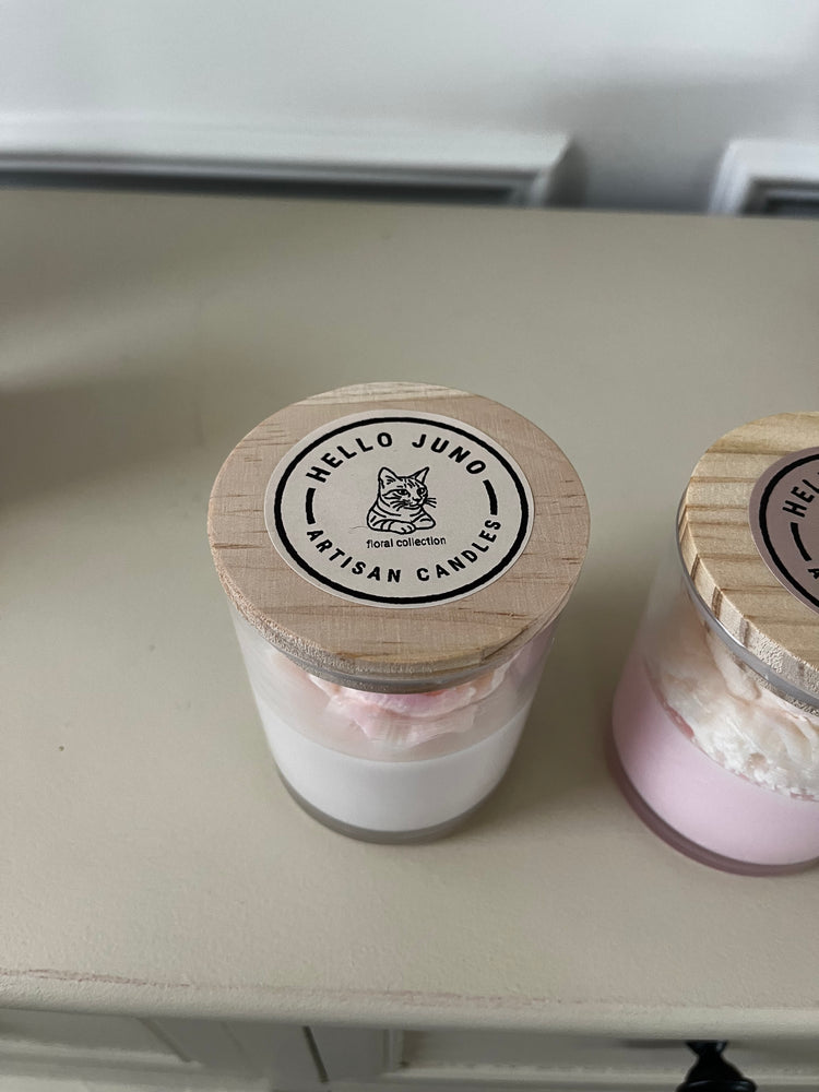 All Natural Hand-Poured Candles - Hello Juno featuring Glowing Beauty Skin Essentials