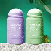 (NEW) Cleansing Green Tea Mask Clay Stick Oil Control Anti-Acne, trending Glowing Skin Beauty Essentials
