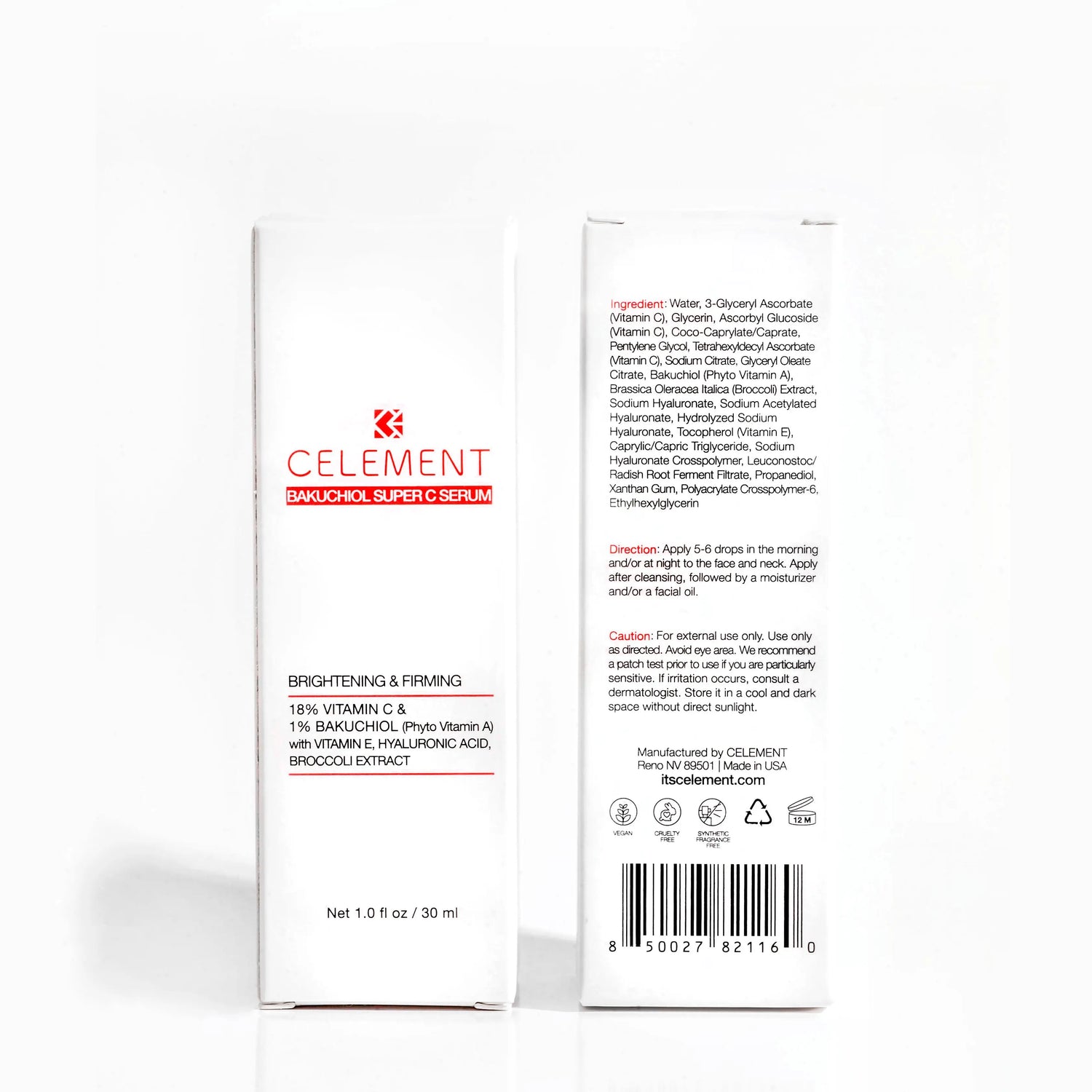 CELEMENT - Bakuchiol Super C Serum - Hello Juno featuring Glowing Beauty Skin Essentials