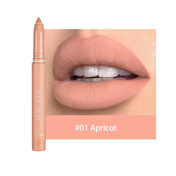 LuxeLip Vault™ by Handayan – 12 Matte Nude & Pink Shades for All-Day Perfection