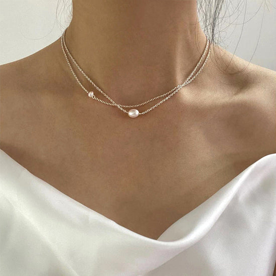 (HOT) Natural Freshwater Pearl Necklace, gift, fall Glowing Beauty Skin Essentials