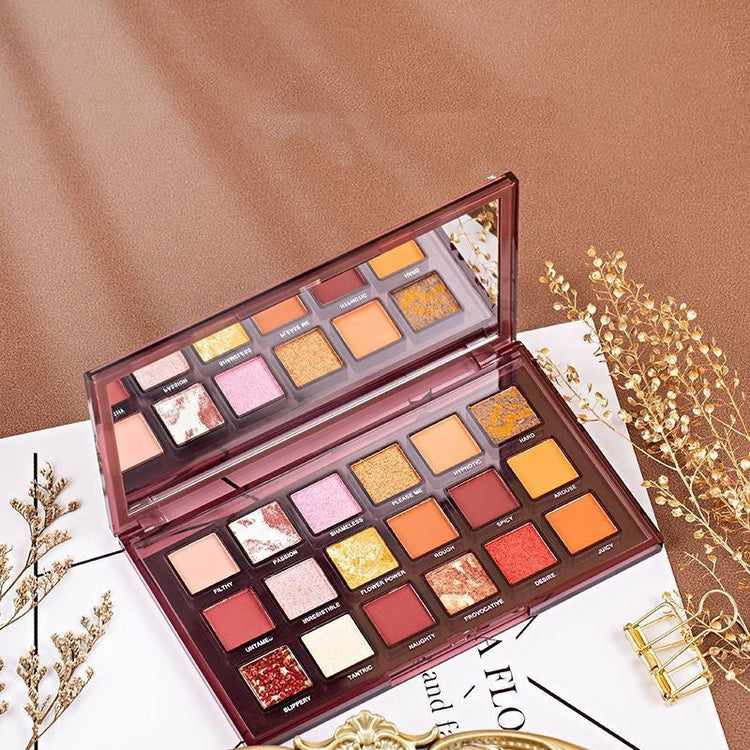 (NEW) Makeup Palette 18 Color Eye Shadow Matte - eye, multicolor Glowing Skin Beauty Essentials