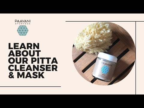 (NEW) Pitta Cleanser & Mask | Ayurvedic Cleansing Grains for Sensitive, Inflamed Skin DC-PAAVANI Ayurveda
