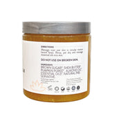 Organic Pumpkin Shea Sugar Body Scrub - fall, face, skin, trending DC-Glimmer Goddess®