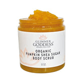 Organic Pumpkin Shea Sugar Body Scrub - fall, face, skin, trending DC-Glimmer Goddess®